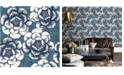 Brewster Home Fashions Fanciful Floral Wallpaper - 396" x 20.5" x 0.025"